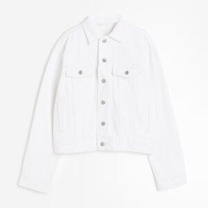 H&M White Denim Jacket